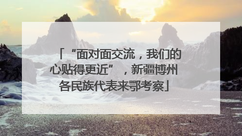 “面对面交流，我们的心贴得更近”，新疆博州各民族代表来鄂考察